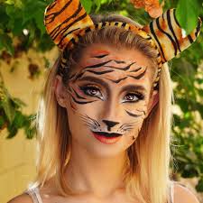 simple tiger makeup tutorial saubhaya