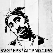 And besides that, he influenced each of the drawingforall team members. Tupac Shakur 2pac Svg File Tupac Shakur Svg Design Clipart Singer Hip Hop Svg File Actor Png Vector Graphics Svg For Cricut For Silhouette Svg Eps Pdf Dxf Png Jpg Ai