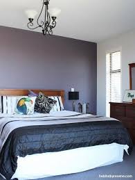 When looking for a tone to paint your bedroom walls, you don't always have to go for shades of gray, neutrals or relaxing blues, try something different with these amazing purple paint. The Desire For A Romantic Colour For The Master Bedroom Feature Wall Ended Up In Feature Wall Bedroom Bedroom Paint Colors Master Relaxing Master Bedroom Decor