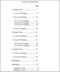 For example, authors use a table of contents to outline parts and chapters of their books, business analysts use it to outline contents of their manuals, and. Formatting Dissertation Guide Lamson Library At Plymouth State University