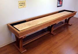 Arts Crafts Series Shuffleboard Table For Sale Article Design Shuffleboard Tables