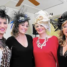 Hats for grants at Service Club of Chicago luncheon