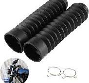 Horquilla Delantera Para Motocicleta, Cubiertas Antipolvo Para Polainas,  Botas De Goma Negra