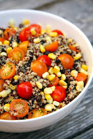 Black Bean Corn Tomato Salad Recipe Quinoa Black Bean Corn And Tomato Salad No Heat Lunch Corn Tomato Salad Recipes