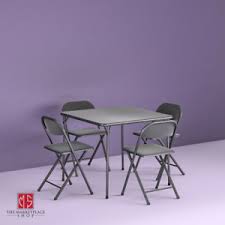 Dining table with chairs 3d model cgtrader. Card Table And Chairs Products For Sale Ebay