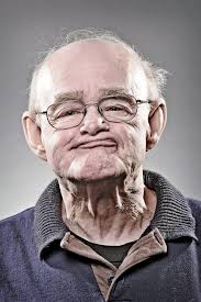 Un Flattering Family My Dad Old Man Portrait Old Man Face Funny Old People Old surprised man looking at digital tablet. old man portrait