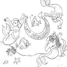 As an amazon associate i earn from qualifying purchases. Mermaid Birthday Free Printable Coloring Sheet For Mermay