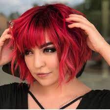 57 Susse Frisuren Mittellang Stufig Mit Pony Frisur Rote Haare Bob Frisur Frisuren Mittellang Stufig Mit Pony
