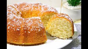 كيكة الزبادي وجوزالهند كيكة اسفنجية وهشة سهلة وسريعة والطعم ولا اروع youtube baking desserts cooking recipes