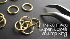 How to Open and Close a Jump Ring the Right Way - Jewelry Tutorial ...
