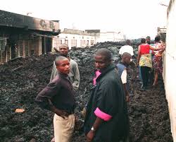 The smoldering lava from the mount nyiragongo eruption is seen in goma on may 23, 2021. The New Humanitarian Watching The Volcanoes
