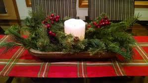 Dough Bowl Christmas Centerpiece Using Battery Operated Candle Christmas Arrangements Centerpieces Large Christmas Decorations Christmas Centerpieces