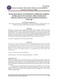 Bahkan disetiap negara pasti terdapat seorang pengangguran. Pdf Sumber Daya Manusia Dan Tingkat Pengangguran Di Provinsi Jawa Tengah