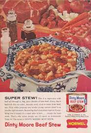 A good place to look is on the food network site. Hormel Dinty Moore Beef Stew Original 1964 Vintage Color Print Advertisement Super Stew In 2021 Dinty Moore Beef Stew Vintage Recipes Beef Stew