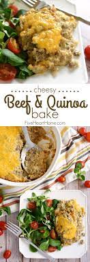 Cheesy Beef Quinoa Bake Healthy Beef Recipes Ground Beef Quinoa Recipe Picky Eater Recipes