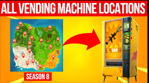 Easily find the location of vending machines in fortnite. All Vending Machine Locations Season 9 Fortnite Guide Most Available For Season 9 Youtube