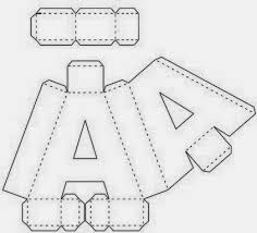 Nós preparamos um alfabeto inteiro com letras. Easy Gift Diy Scrapbox Diy Easy Gift Scrapbox Mommygrid Com Moldes Para Hacer Letras Moldes De Letras Moldes Letras Para Imprimir