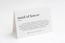 To My Matron Of Honor Wedding Day Bridal Party Card To My Etsy In 2020 Bridal Party Cards Bridesmaid Quotes Funny Bridesmaid Proposal Cards