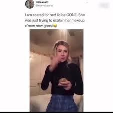 was just twing to explain her makeup c