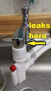 To hook up a portable dishwasher to the faucet. Will Thicker O Ring Stop This Faucet Leak Home Improvement Stack Exchange