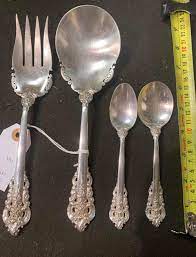 Wallace golden grande baroque sterling silverware. Sold Price Wallace Sterling Silver Grande Baroque Flatware Set August 6 0120 11 00 Am Edt