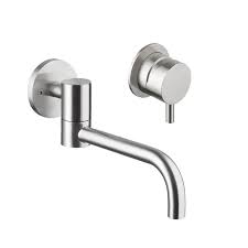 Shop our collection of kitchen pot fillers online! Wall Mounted Mixer Tap Pot Filler 96103 6100 Mina Rubinetterie Built In Stainless Steel Kitchen
