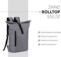 Baroni Home Zaino Rolltop in Tela, Spazioso e Resistente, Porta PC 17  pollici, Zaino espandibile, Capienza 20L, Casual per Viaggi e Uso  Quotidiano, ...