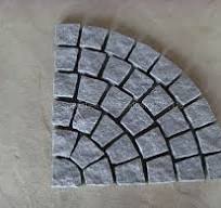 Natural Granite Mosaic/Pattern Tile Outdoor Paving Flamed Cobblestone with  Net/Mesh/in/The/Back