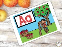 You can use boom cards on your ipad, chromebook, laptop, or anything that has a screen. Letter A Boom Cards Freebie The Primary Brain