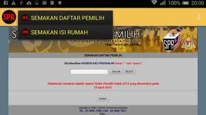 Cara membuat semakan melalui online. Spr Semakan Daftar Pemilih Malaysia Apkonline