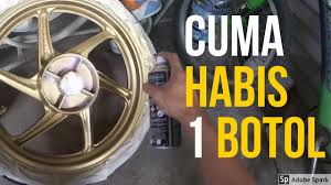 Airbrush velg scoopy 2 warna pakai cat kaleng rev one premium. Ngecat Velg Warna Gold Pake Samurai Spray Diy Vlog44 Verza 150 Youtube