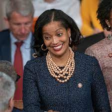 A term used to describe an elected official (female) of the united states congress, specifically the lower house of congress (known as the house of representatives). Jahana Hayes Connecticut S 1st Black Congresswoman Wins 2nd Term The New York Times