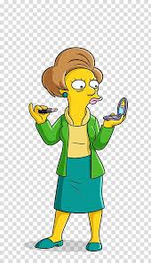 Edna Krabappel Bart Simpson Marge Simpson Homer Simpson Nelson Muntz,  Character transparent background PNG clipart | HiClipart