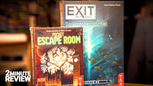 Exit Of Pocket Escape Room Bordspellen Nl Wat Is Het Verschil Youtube
