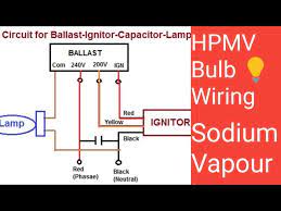 Place a ladder or step stool near the light, if need be, to acquire. 150w 70w Sodium Vapour Lamp Bulb Connection Diagram Hpmv Youtube