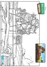 Big city greens printable images for colouring. Cricket Big City Greens Coloring Pages Cartoni Animati