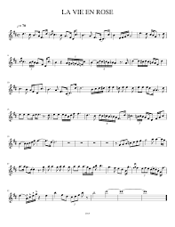 La Vie En Rose 2 1 Sheet Music For Trumpet Download Free In