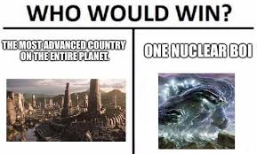 Godzilla truly is the king of king kong isn't a genius, he isn't tactical whatsoever. Ok Seriously Who Would Win Wakanda Or Godzilla Godzilla Godzilla Vs Advanced Countries