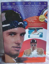 1996 Atlanta Olympics Swimming Gold Medal Winner Tom Dolan UNOPENED  Wheaties Box