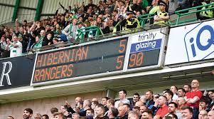 Rangers are four games from an unbeaten scottish premiership season after holding on for victory over hibernian. Hibernian V Rangers Spfl
