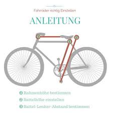 Damit Das Radfahren Auf Dauer Spass Macht Ist Ein Richtig Eingestelltes Fahrrad Die Grundvoraussetzung So Stellst Du Die Rich Radfahren Fahrrad Fahrrad Fahren