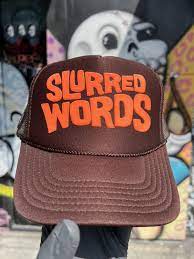 Custom Slurred Words Trucker | Grailed