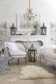 Love The Lanterns On The Mantle And The Combination Of Textures In French Country Decorating Living Room French Country Living Room Country Living Room Design