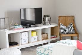 Ikea Hack Shelving Unit To Tv Stand Kallax Ikea Bed Frame With Storage Ikea Shelving Unit