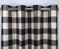 Black And Tan Buffalo Check Curtains Black And Tan Buffalo Check Curtains Buffalo Plaid Black Etsy In 2020 Check Curtains Buffalo Check Curtains Curtains