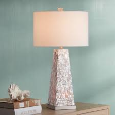Lorin Mother Of Pearl Table Lamp With Night Light 5x913 Lamps Plus Modern Table Lamp Table Lamp Lamp