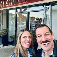 Michael and I working hard