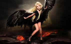 What a lovely holiday inspiration. Hd Wallpaper Fallen Angel Wings Blonde Girl Creative Woman Dark Angel Picture Wallpaper Flare