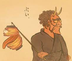 １２２３番目 おめえの顔なんか見たくもねえやい こっちの台詞でえ 畳百鬼夜行絵巻 japanese art irezumi art