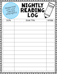 Nightly Reading Log Pdf Google Drive First Grade Homework 2nd Grade Reading 3rd Grade Reading